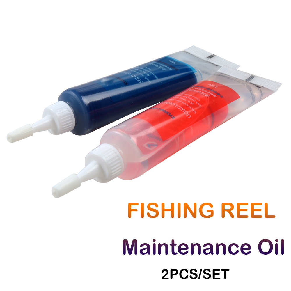Reel Lubricant - Carrete de pesca de 2 piezas,