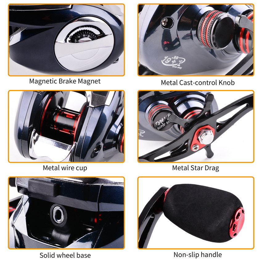 Carrete de Pesca 8,0: 1 19 + 1 - Trolling Reel reseña y precio