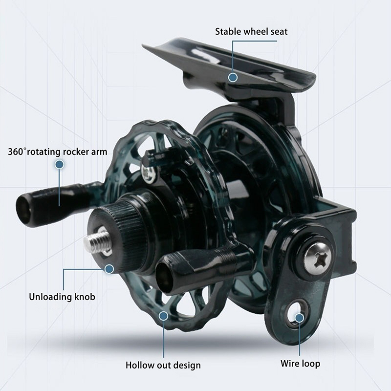 Nuevo carrete de pesca portáti - Ice Fishing Reel reseña y precio